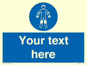 Custom protective roller sport equipment must be worn